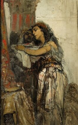 Salome with the head of St. John, sketch (1877-1878)