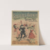 Salon de la Bourse-Charleroi, Société l&#8217;Avenir. Grand Bal (1886) by Imp. Emile Lévy