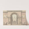 Saloon with an Arch to a Garden and Fountain by Nicholas Thomas Dall