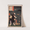 Samanosuke Mitsutoshi with Fox Fires by Tsukioka Yoshitoshi