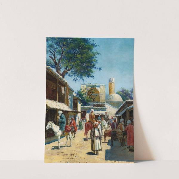 Samarkand Street Market by Richard Karlovich Zommer