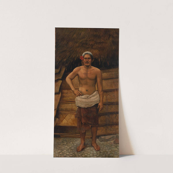 Samoan Man (ca. 1885-1899) by Antonio Zeno Shindler
