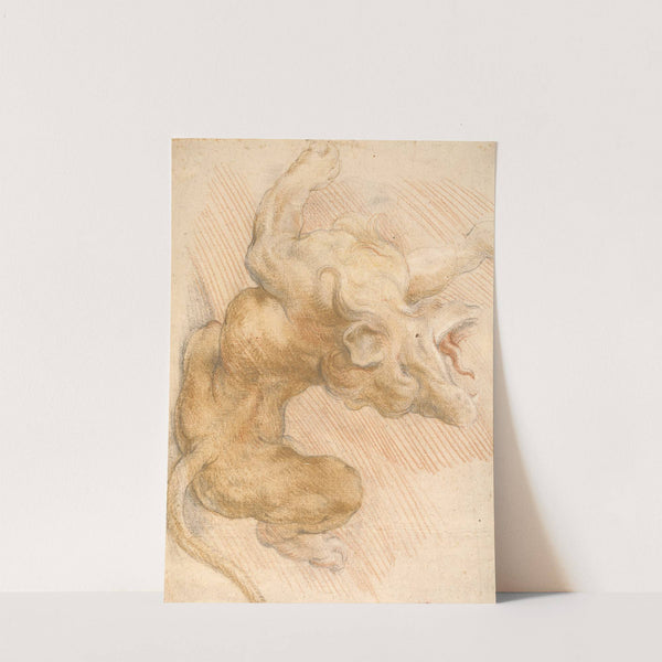 Samson Breaking the Lion&#039;s Jaw. The Lion by Willem Panneels