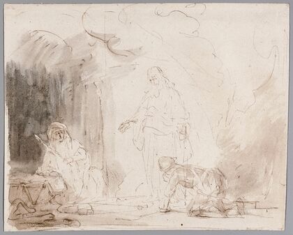 Samuel appears to Saul at the Witch of Endor (1640 - 1643)
