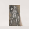 Samurai&#8217;s skeleton holding a head