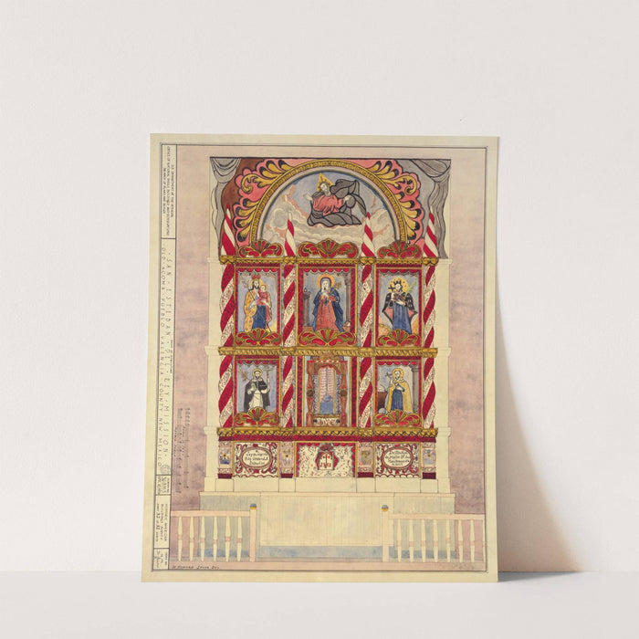 San Esteban Del Rey Mission, Old Acoma Pueblo, Valencia County, New Mexico by W. Howard Speer