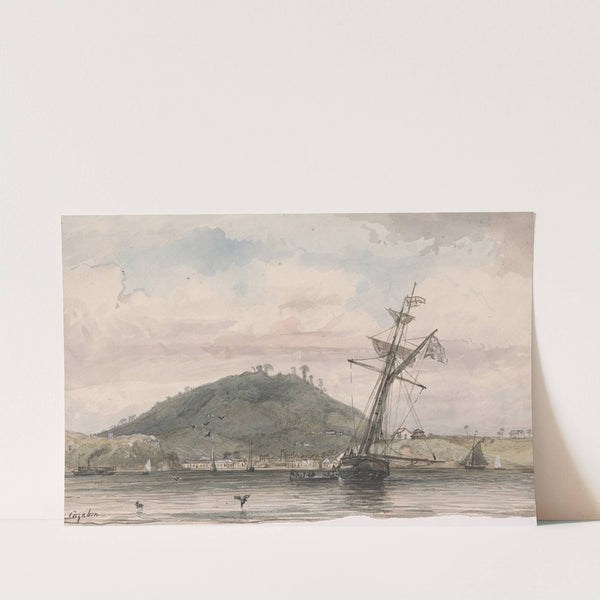 San Fernando, and Naparima Hill by Michel Jean Cazabon