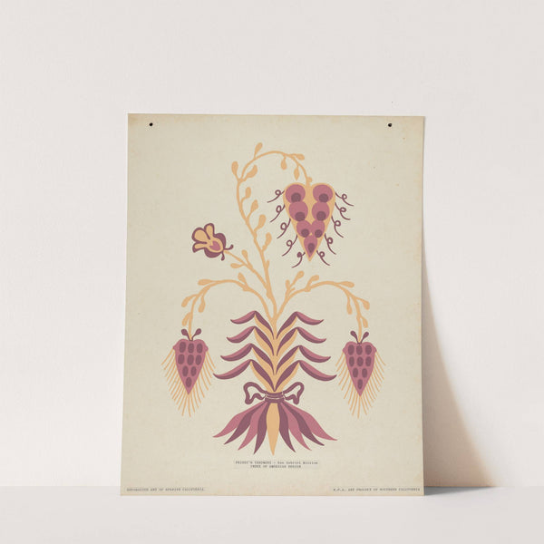 San Gabriel Mission Priest&#039;s Vestment from the portfolio Decorative Art of Spanish California by American 20th Century
