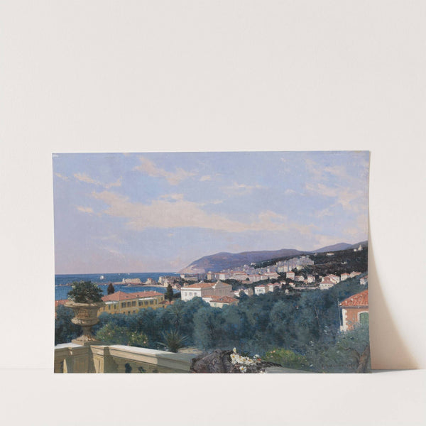 San Remo, From The Terrace of Louis Ormond, 1878 by François Bocion