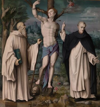 san sebastiano tra i ss. romualdo e vincenzo ferrer
