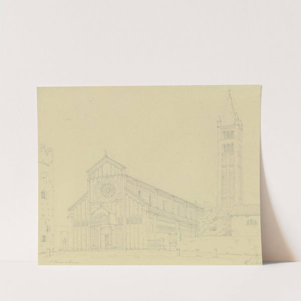 San Zeno in Verona by Friedrich Wilhelm Ludwig