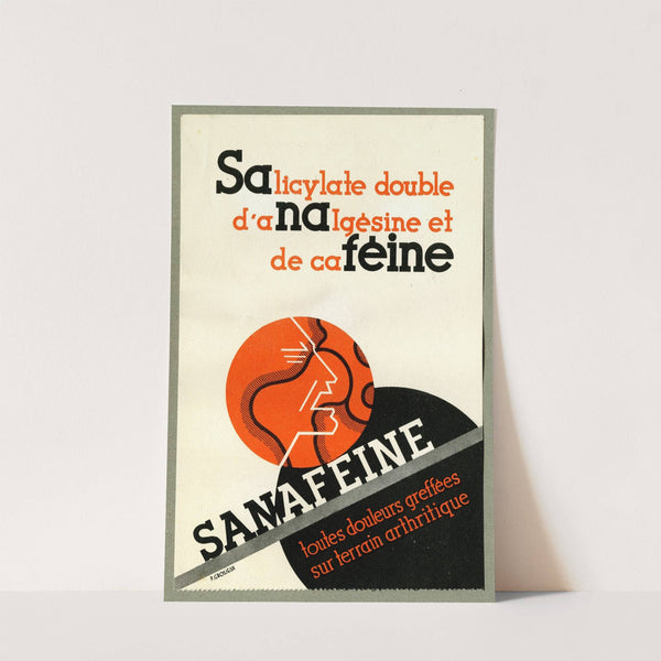 Sanafeine (1910-1950) by Laboratoires Fournier