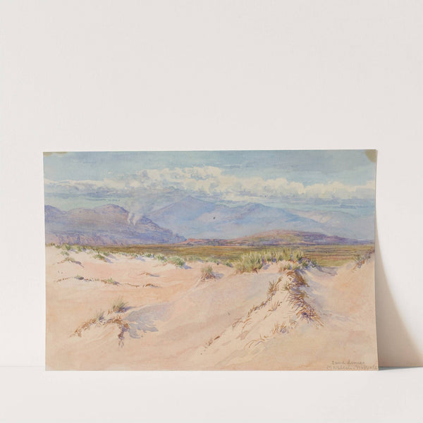 Sand Dunes, Harlech, North Wales by George Elbert Burr