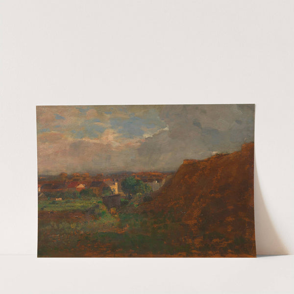 Sandgrube mit Blick auf Pötzleinsdorf (1911–1916) by Tina Blau