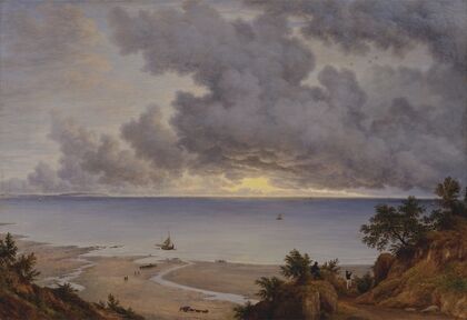 Sandown Bay, from near Shanklin Chine, Isle of Wight — size preview