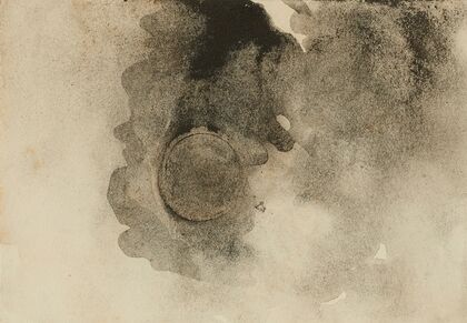 Sans titre Nuées et soleil, Empreinte de pièce Soleil noir (1855-1856)