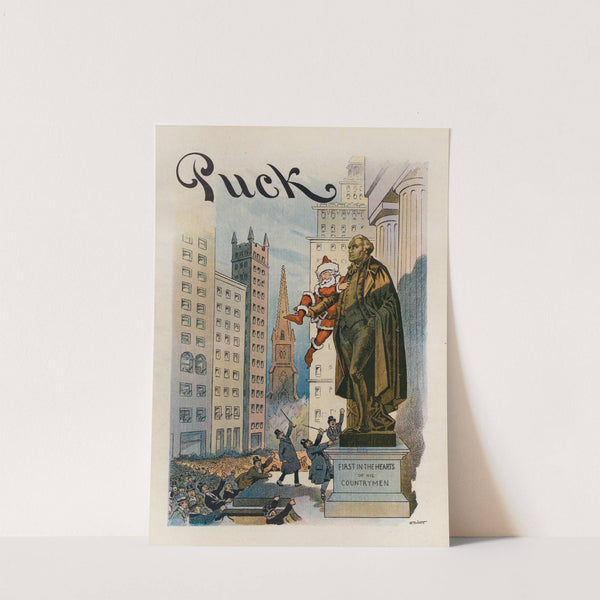 Santa Claus in Wall Street (1913) by Samuel Ehrhart