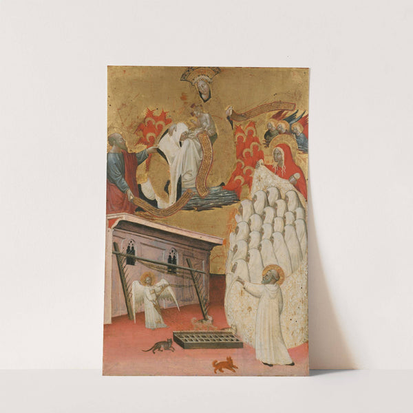 Santa Francesca Romana Clothed by the Virgin (ca. 1445) by Antonio del Massaro da Viterbo