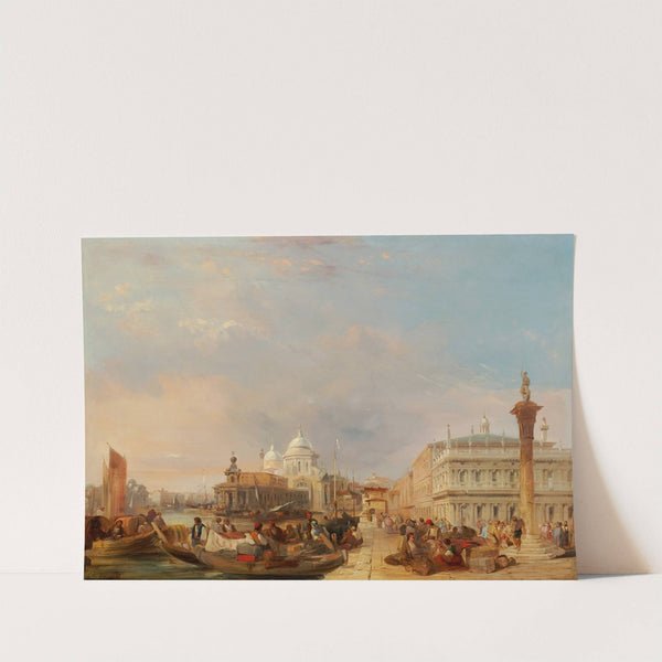 Santa Maria della Salute viewed from St Mark&#039;s by Edward Pritchett