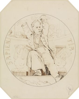 Sapientia (Karikatur auf Karl Theodor Welcker)