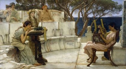 Sappho and Alcaeus (1881)