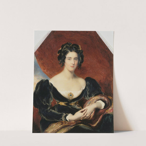 Sarah, Lady Lyndhurst (after Lawrence) by William Derby