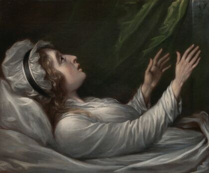 Sarah Trumbull (Sarah Hope Harvey) on Her Deathbed