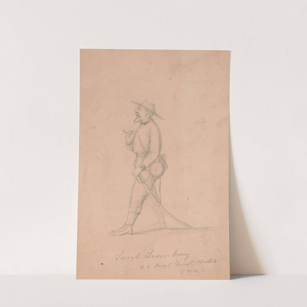 Sargeant Paul Lamberg, 32nd Regiment, Indiana Volunteers by Adolph Metzner