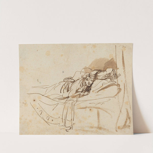 Saskia Lying in Bed by Rembrandt van Rijn