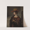 Saskia van Uylenburgh, the Artist Rembrandt’s Wife by Abraham Van Dijck
