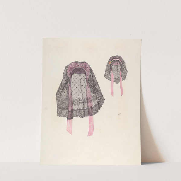 Satin and Lace Hat by Arelia Arbo