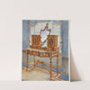Satinwood dressing-table with medallions by Edwin Foley