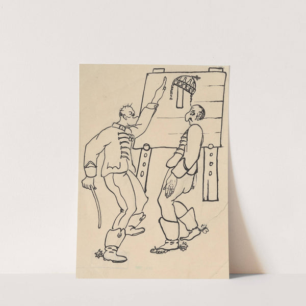 Satirical Drawing for a Magazine III. by Andrej Kováčik