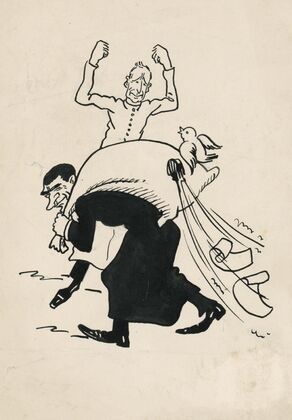 Satirical Drawing VI.