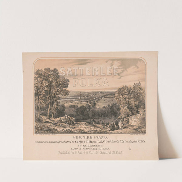 Satterlee polka for the piano (1863) by James Fuller Queen