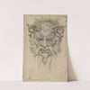 Satyr Mask with Curled Horns Looking Down (1635–1645) by François Chauveau