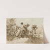 Satyrs Carrying Baskets of Provision for Their Families (ca. 1771–91) by Giovanni Domenico Tiepolo