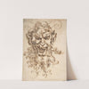 Satyr’s Head (1566–80) by Adamo Scultori