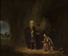 Saul and David in the cave of En-Gedi