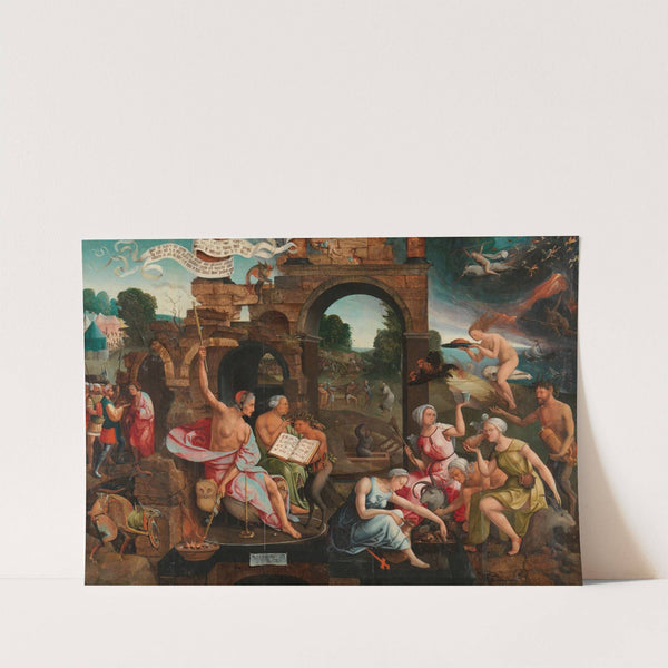 Saul and the Witch of Endor by Jacob Cornelisz. van Oostsanen