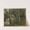 Saule au bord d&#039;une mare by Pierre-Auguste Renoir