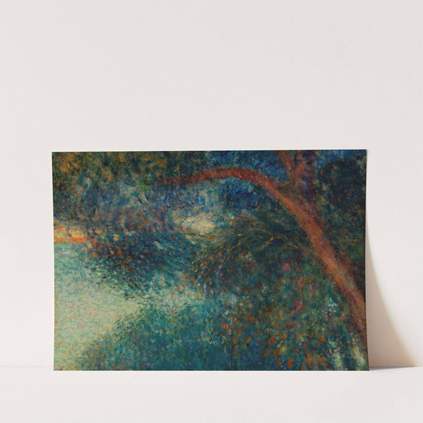 Saule pleureur près d&#039;une rivière by Georges Lemmen