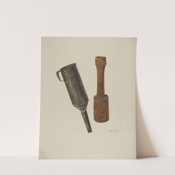 Sausage Stuffer and Funnel by Albert Rudin