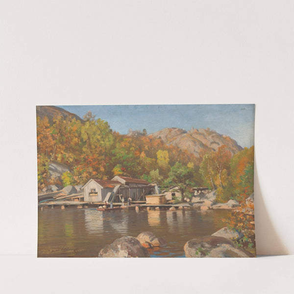 Sawmill (1892) by Johan Nielssen