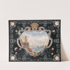 Scagliola Console Tabletop with a Seascape by Pietro Belloni