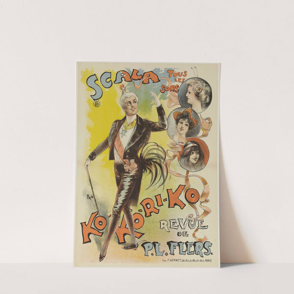 Scala Tous Les Soirs Ko-Ko-Ri-Ko (1890-1900) by Pal (Jean de Paleologue)