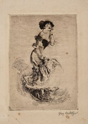 Scared woman (1905 - 1907)