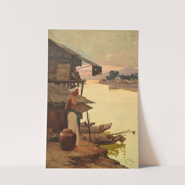 Scène au bord de l’eau (Scene at the Water’s Edge) (1902) by Albert Cézard