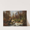 Scene By The Waldbachstrub Near Hallstatt by Carl Hasch