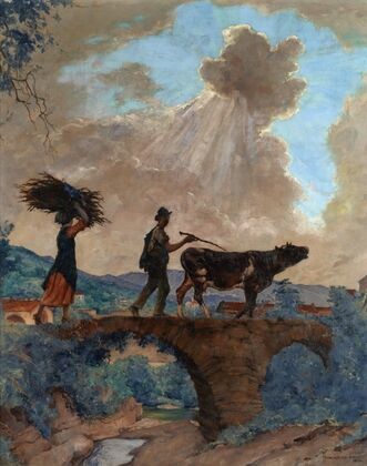 Scene champêtre en Ligurie